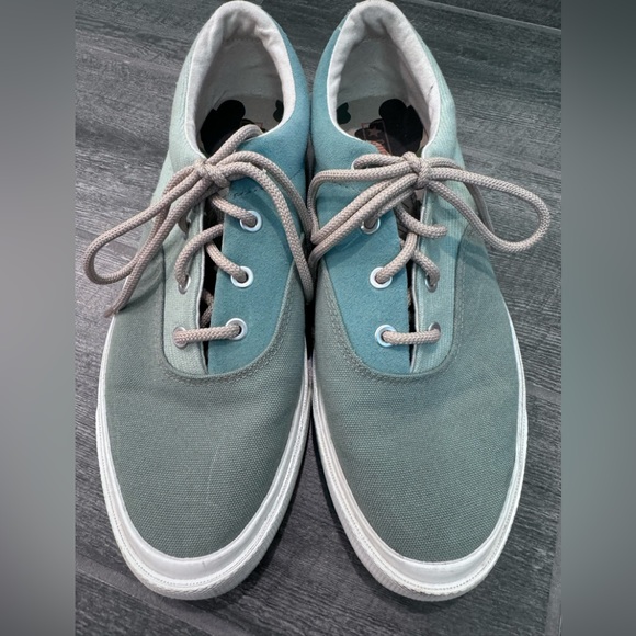 Converse Skid Grip Jungle Cloth Unisex Low Top‎ Green Canvas Shoes Mens 8.5 W 10 - Picture 3 of 8